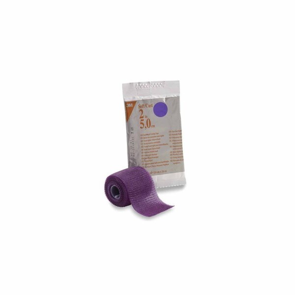 3M Scotchcast Cast Tape 2 Inch X 12 Foot Fiberglass Purple, 10PK 82102U - main